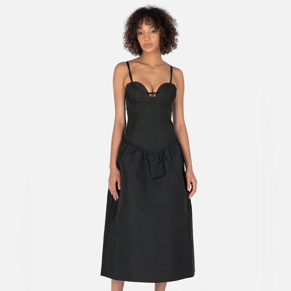 Black 2023 Gianni Taffeta Dress
